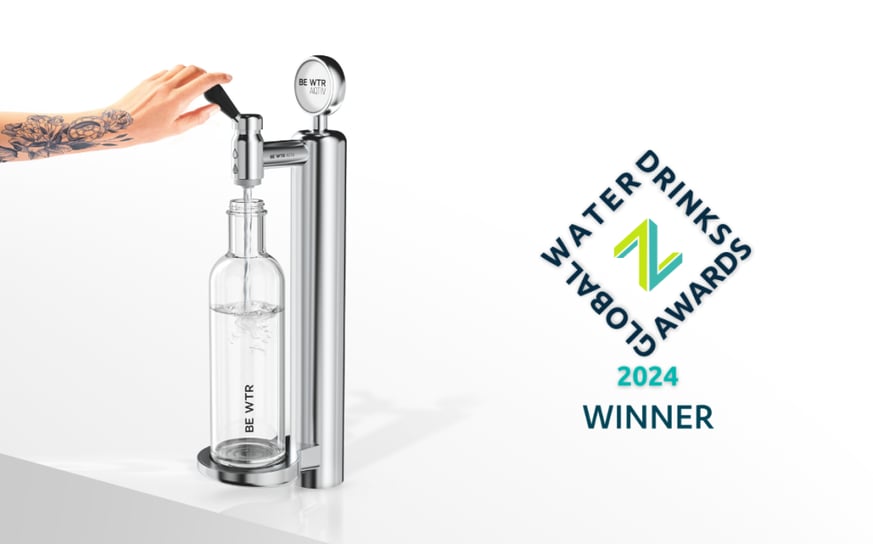 BE WTR wins Best Dispense Innovation at Global Water Drinks Awards