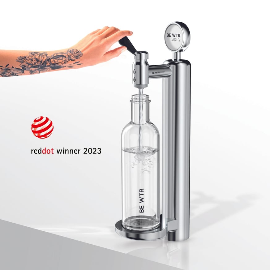 BE WTR AQTiV ONE wins Red Dot Award for Best Product Design