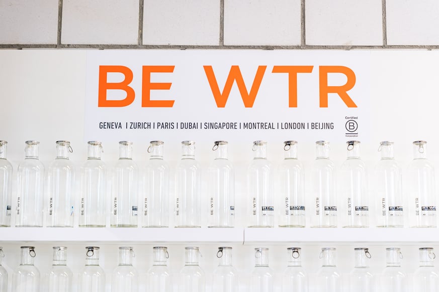 Sustainable Local Bottled Water: BE WTR Opens its BERN Bottling Location on the BERNEXPO Site