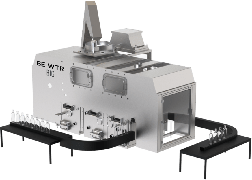 BE WTR inaugure son premier site d'embouteillement automatique dans le centre-ville de Lausanne, en Suisse