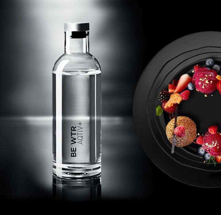 BE WTR présente sa dernière innovation gastronomique, la carafe AQTiV+
