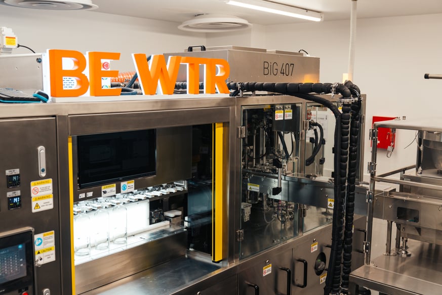 À Nice, un nouveau modèle d'embouteillage de l'eau voit le jour avec BE WTR.